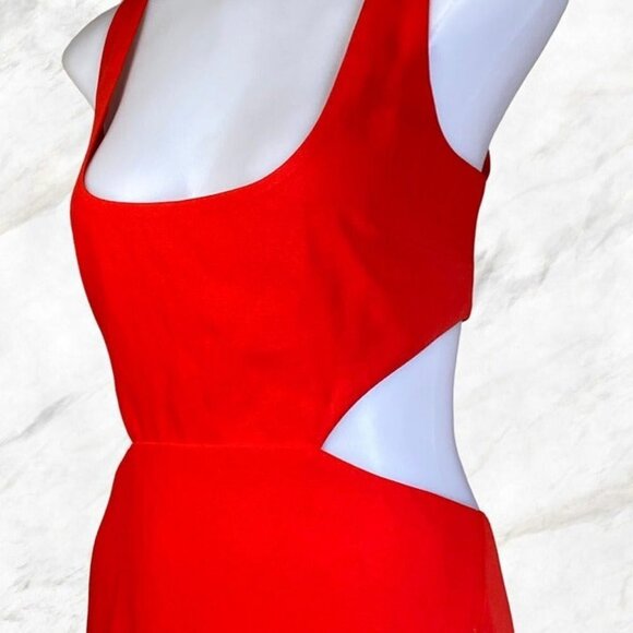Lovers and Friends Titus Midi Dress - Red - Picture 9 of 12